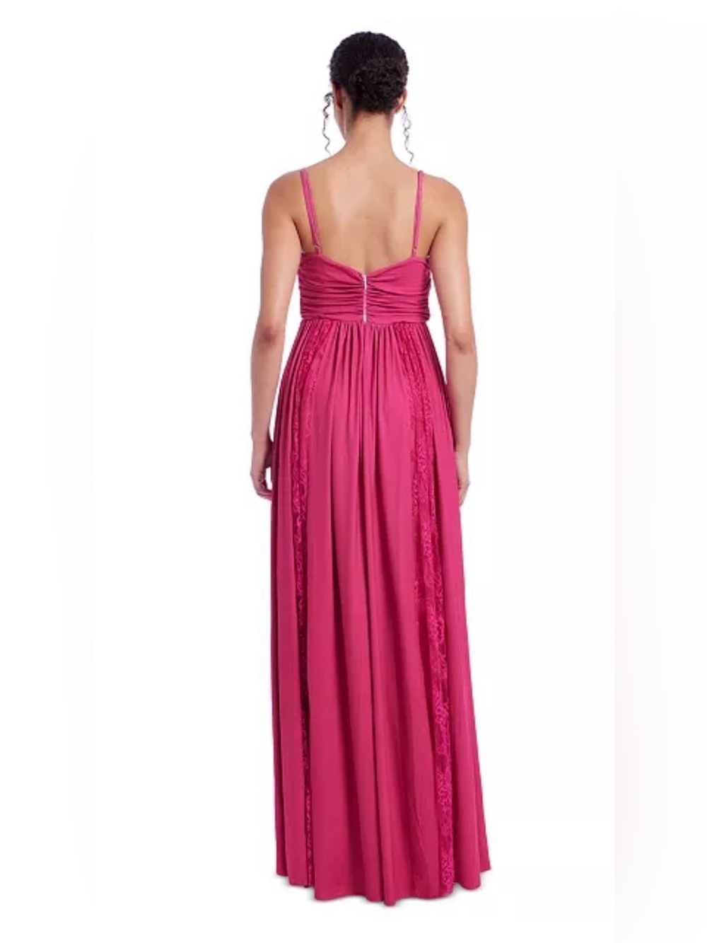 Badgley Mishka Women's Lace-Trim Gown - Picture 3 of 3